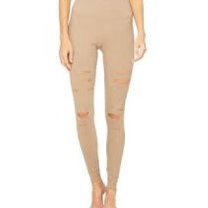 Alo ripped leggings size small nide. Wore a couple of times.